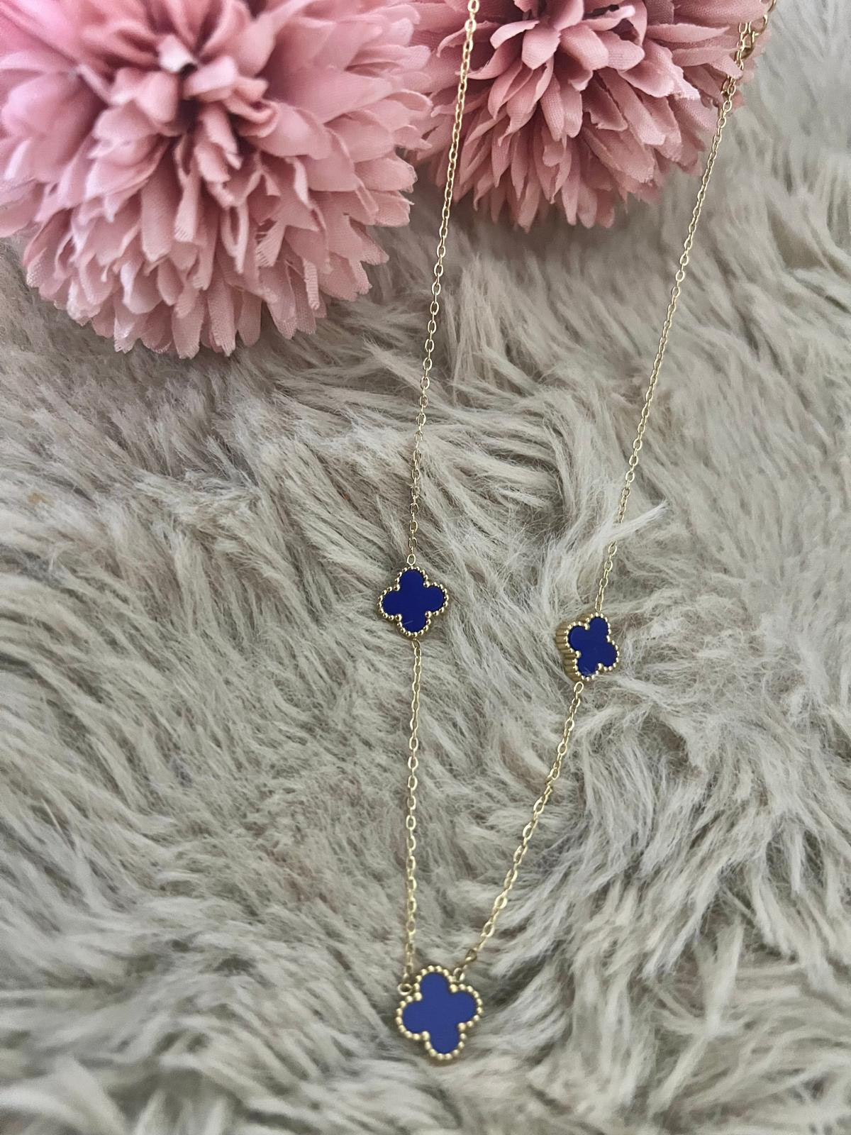 Chaîne Van Cleef Petit Modèle Bleu Roi